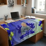 Personalized Class of 2026 Photo Colorful Balloons Banner with Name and Year Graduation Ceremony Party Gift for Graduates