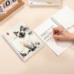 Gepersonaliseerd Inktschilderij Huisdier Foto A5 Spiraal Notitieboekje met Naam en 120 Gelinieerde Pagina's Dagelijks Gebruik Verjaardagscadeau voor Huisdierbezitters