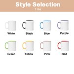 Personalised Pink Girl Loves Golf 11 oz 15 oz Ceramic Mug with Name and Coaster Daily Use Birthday Gift for Golfers Golf Lovers