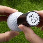 Personalized Funny Male Body Part Design Name Multicolor Golf Ball Stamp Club Competition Souvenir Birthday Gift for Golf Lover Golfer