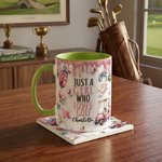 Personalised Pink Girl Loves Golf 11 oz 15 oz Ceramic Mug with Name and Coaster Daily Use Birthday Gift for Golfers Golf Lovers