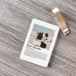 Personalized Acrylic Photo Car Sun Visor Clip with Name and Text Car Accessories Birthday Gift for Girlfriends Friends Sisters