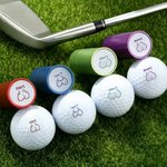 Personalized Funny Male Body Part Design Name Multicolor Golf Ball Stamp Club Competition Souvenir Birthday Gift for Golf Lover Golfer
