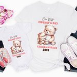 Gepersonaliseerd Fantasie Eenhoorn 100% Katoenen T-shirt Baby Rompertje met Naam Verjaardag 1e Moederdagcadeau voor Baby Moeder