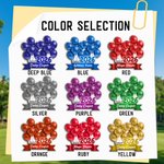 Personalized Class of 2026 Photo Colorful Balloons Banner with Name and Year Graduation Ceremony Party Gift for Graduates