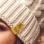 Gepersonaliseerde schattige garenbal kat PU leer gehaakt gebreide tags met klinknagels Set van 5 Verjaardag Handwerk Shop cadeau voor liefhebbers van haken