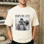 Personalized Vintage Photo Multicolor 100% Cotton Unisex T-shirt with Name Birthday Father's Day Mother's Day Gift for Mom Dad