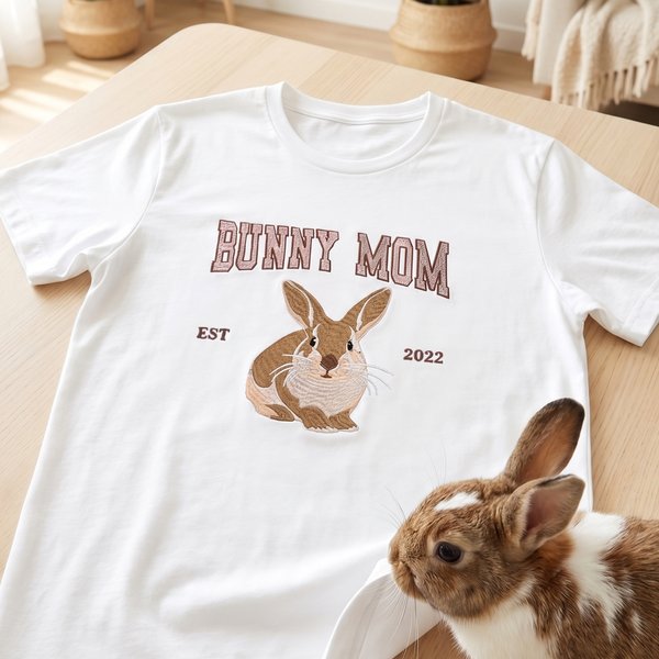Personalised Embroidered Pet Photo Multicolour T-shirt Sweatshirt Hoodie with Name Daily Wear Birthday Anniversary Gift for Pet Lovers Owners