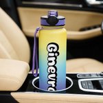 Personalized Gradient Color 17 oz / 32 oz Sports Water Bottle with Name Daily Use Sports Gift for Teenager Sports Lovers