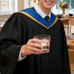 Personalised Mastered It Graduation Cap Square Decanter with Name and Year Graduation Party Gift for Graduate Whiskey Lover
