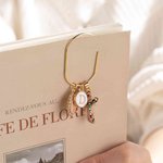 Personalised Catholic Cross Paper Clip with Initial Religious Baptism First Communion Gift for Book Lovers Bookworm