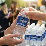 Personalized Congrats Class of 2026 Set of 20 Waterproof Water Bottle Labels Stickers with Name School and Year Graduation Party Gift for Graduates