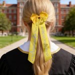 Personalisierte Klasse von 2026 Multicolor geflochtene Graduierung Lei mit Schleife und Text Graduierung Partei Senior Night Geschenk für Absolventen