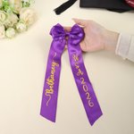 Personalisierte Klasse von 2026 Multicolor geflochtene Graduierung Lei mit Schleife und Text Graduierung Partei Senior Night Geschenk für Absolventen