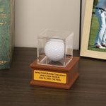 Personalised Golf Ball Display Stand with Text Home Decor Game Day Gift for Golf Enthusiasts