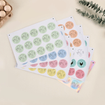 Personalized Pastoral Style Branches and Leaves Chicken Pattern Waterproof Stickers with Name Egg Favor Label for Chicken Farmer