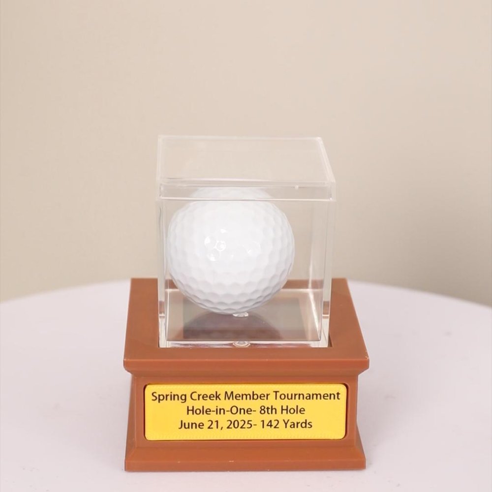 Personalized Golf Ball Display Stand with Text Home Decor Game Day Gift for Golf Enthusiasts 4