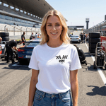 Personalized Vintage Checkered Flag Racing T-shirt Sweatshirt with Name and Number Birthday Daily Wear Gift for Racing Fans