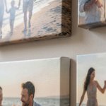 Personalizada cálida familia Set 7 Foto Giclee Lienzo Impresiones Aniversario Cumpleaños Housewarming Regalo para Amigos Familia