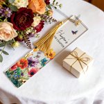 Personalisierte neue Kapitel Schmetterling Blume Acryl Lesezeichen mit Namen und Quaste Lesen Zubehör Ruhestand Geburtstag Geschenk für Rentner Bücherwurm