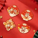 Personalized Cute Chinese-Style Horse Magnetic Fridge Magnet with Name Home Decor Spring Festival New Year Gift for Kids Friends Family