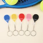 Portachiavi personalizzato per racchetta da padel stampato in 3D con nome Accessorio sportivo Regalo di compleanno per la festa del papà per gli appassionati di padel