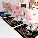 Gepersonaliseerde Colorful Hairdressing Element Deurmat met Tekst Barber Shop Accessory Opening Gift voor kapper Hair Beauty Lovers