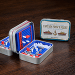 Personalised 3d Printing Vintage Tinplate Box Pocket Board Game Set with Text Travel Birthday Gift for Friends Game Lovers