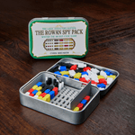 Personalised 3d Printing Vintage Tinplate Box Pocket Board Game Set with Text Travel Birthday Gift for Friends Game Lovers