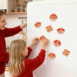Personalized Cute Chinese-Style Horse Magnetic Fridge Magnet with Name Home Decor Spring Festival New Year Gift for Kids Friends Family
