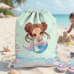 Sac de rangement personnalisé avec nom Graduation Trip Beach Party Birthday Gift for Girls Family