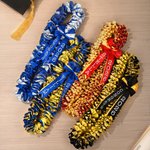 Personalisierte Multicolor Bow-knot Graduation Lei mit Text Graduierung Zubehör Senior Anerkennung Party Geschenk für Absolventen