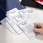 Lot de 15 cartes de vœux de fin d'études personnalisées avec nom et année Cadeau de fin d'études pour les diplômés
