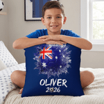 Henkilökohtainen Multi-Country Flags Soccer Soft Throw Pillow Cover nimi ja vuosi huoneen sisustus syntymäpäivälahja perheelle ystävät jalkapallon ystäville jalkapallon ystäville