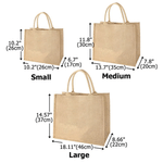 Personalized Bohemian Style Large Capacity Jute Tote Bag with Name Daily Use Mother's Day Birthday Gift for Mom Grandma Woman