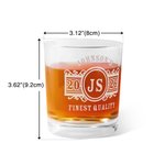 Henkilökohtainen ainutlaatuinen laserkaiverrettu 10oz poliisi Badge Law Enforcement Whiskey lasi valmistuminen eläkkeelle siirtyminen syntymäpäivälahja poliisiupseerille