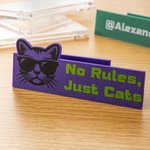 Personalised Multicolor Logo Text Adjustable TCG Poke Card Display Stand Desk Decor Gaming Convention Card Collecting Gift for Card Collector Streamer