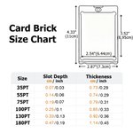 Personalised Multicolor Logo Text Adjustable TCG Poke Card Display Stand Desk Decor Gaming Convention Card Collecting Gift for Card Collector Streamer