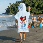 Personalised Mermaid Quick-Dry Hooded Beach Towel with Name Outdoor Activities Beach Party Birthday Gift for Girls Family