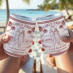 Personalisierte Bleistift Skizze Foto Kokosnuss Baum 12 oz isoliert Wein Becher mit Lippe und Name Reise Verwendung Strand Party Geschenk für Mädchen Bestie Brautjungfer