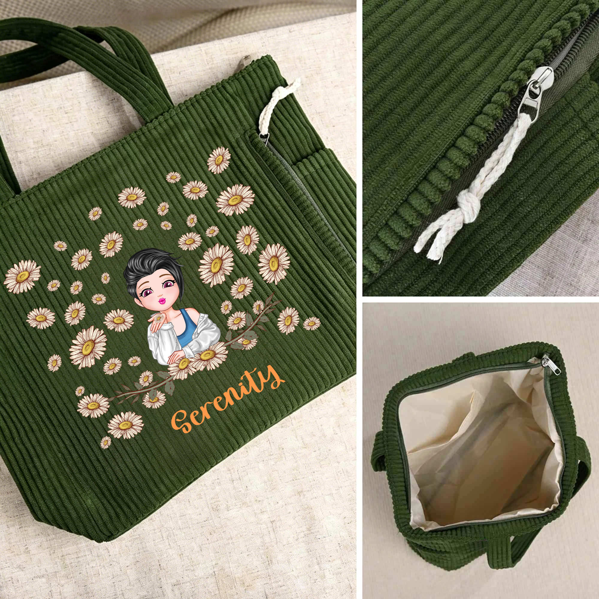 Zaino per bambini in velluto a coste ricamato personalizzato | Borsa da viaggio per scuola materna e bambini, Blu Zaino per bambini in velluto a coste ricamato personalizzato | Borsa da viaggio per scuola materna e bambini, Blu