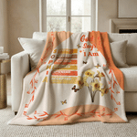 Personalizzato Dio dice che sono nascita fiore farfalla morbida coperta con nome compleanno anniversario regalo per la famiglia amici