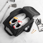 Bolsa personalizada con foto de personaje de dibujos animados para zapatos de golf con nombre Accesorios deportivos con varios compartimentos Palo de golf Regalo de cumpleaños para los amantes de los 