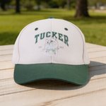 Personalized Pet Photo 100% Cotton Baseball Cap with Name and Year Pet Keepsake Birthday Gift for Pet Owners Lovers