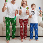 Personalized Multicolor Ball Soft Pajama Pants with Name World Cup Birthday Gift for Woman Man Kid