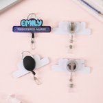 Insignia acrílica personalizada con nombre y texto Regalo de la semana de la enfermera para el personal médico de la enfermera