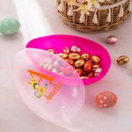 Personalisierte Cartoon Osterhase Charakter füllbare Osterei mit Initialen und Namen Urlaub Korb Stuffers Ostern Party Gunst Geschenk für Jungen Mädchen