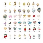 Personalizada Birthstone Inicial Construye tu propia cadena ajustable volante Charm Accesorios de coche Regalo de cumpleaños para la familia amigo propietario del coche
