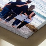Personalisierte warme minimalistische 3-teilige Foto Split Leinwand Drucke Housewarming Jahrestag Geschenk für Newlywed Paare