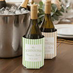 Sac à main personnalisé pour canettes de bière avec nom, titre et date Cadeau de mariage pour jeunes mariés